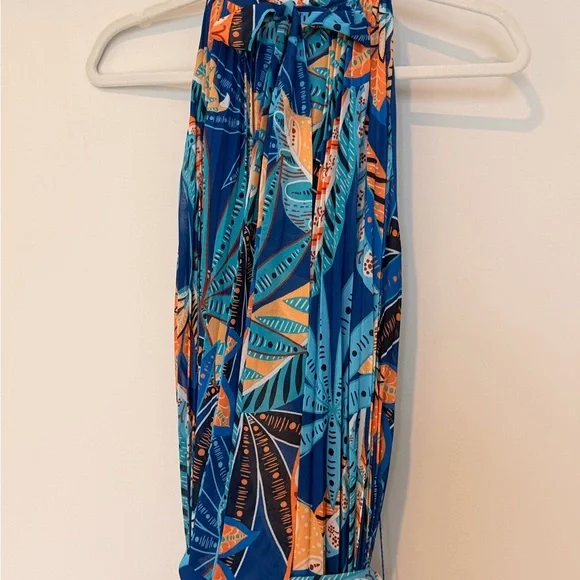 Flying Tomato Blue and Orange Dress - Picture 3 of 4